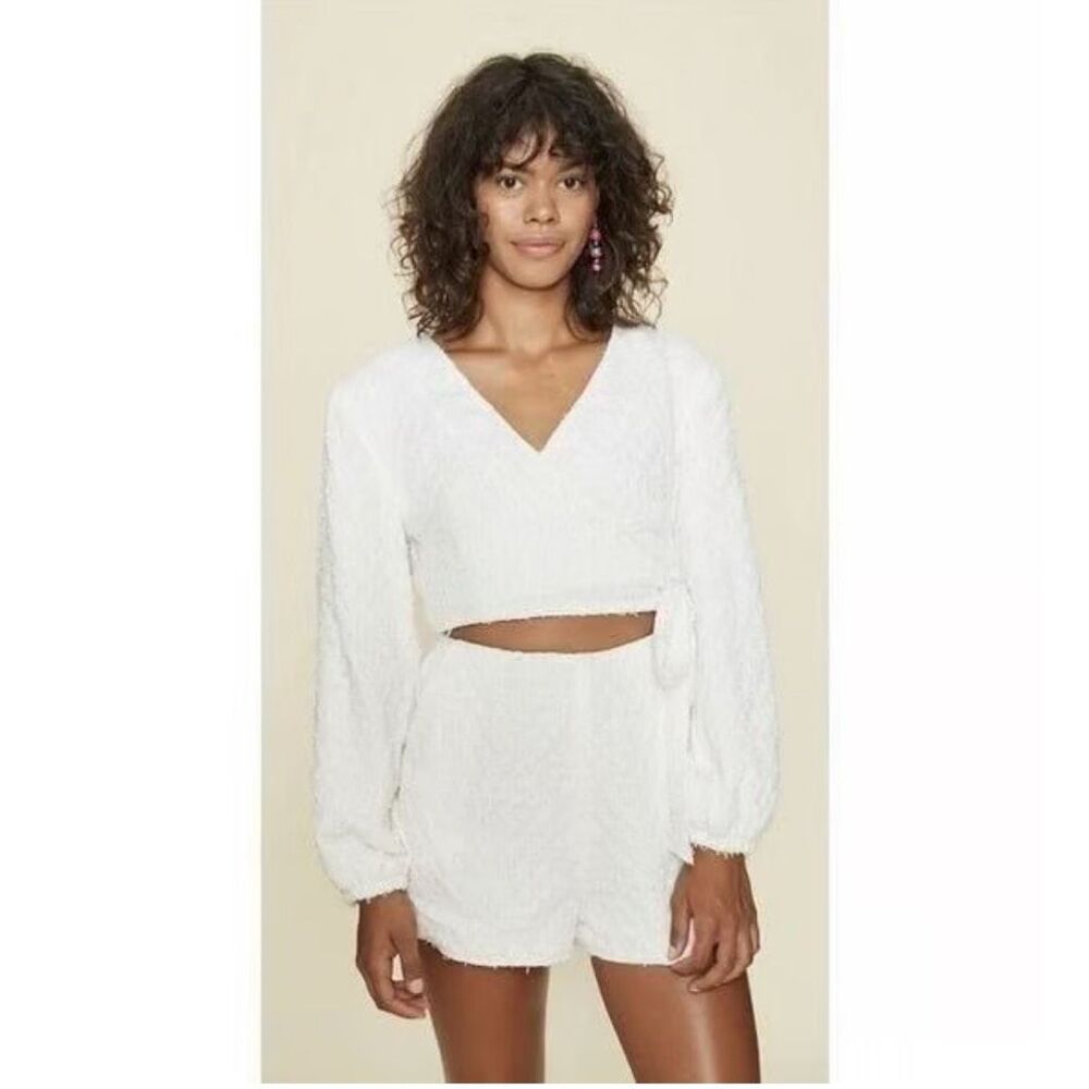 LPA‎ Jess Romper in White Cut Out Detail Size M